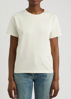Logo cotton-blend T-shirt