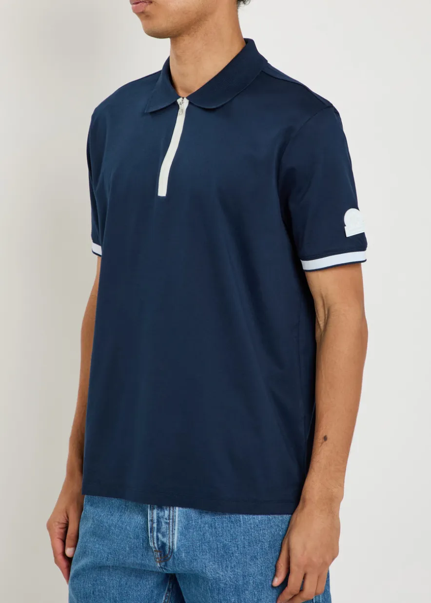 Logo cotton polo shirt