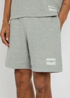 Logo cotton shorts