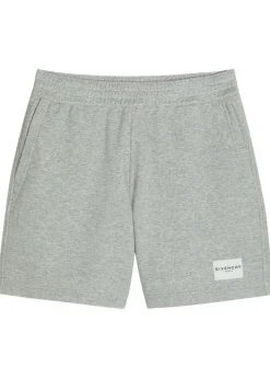 Logo cotton shorts