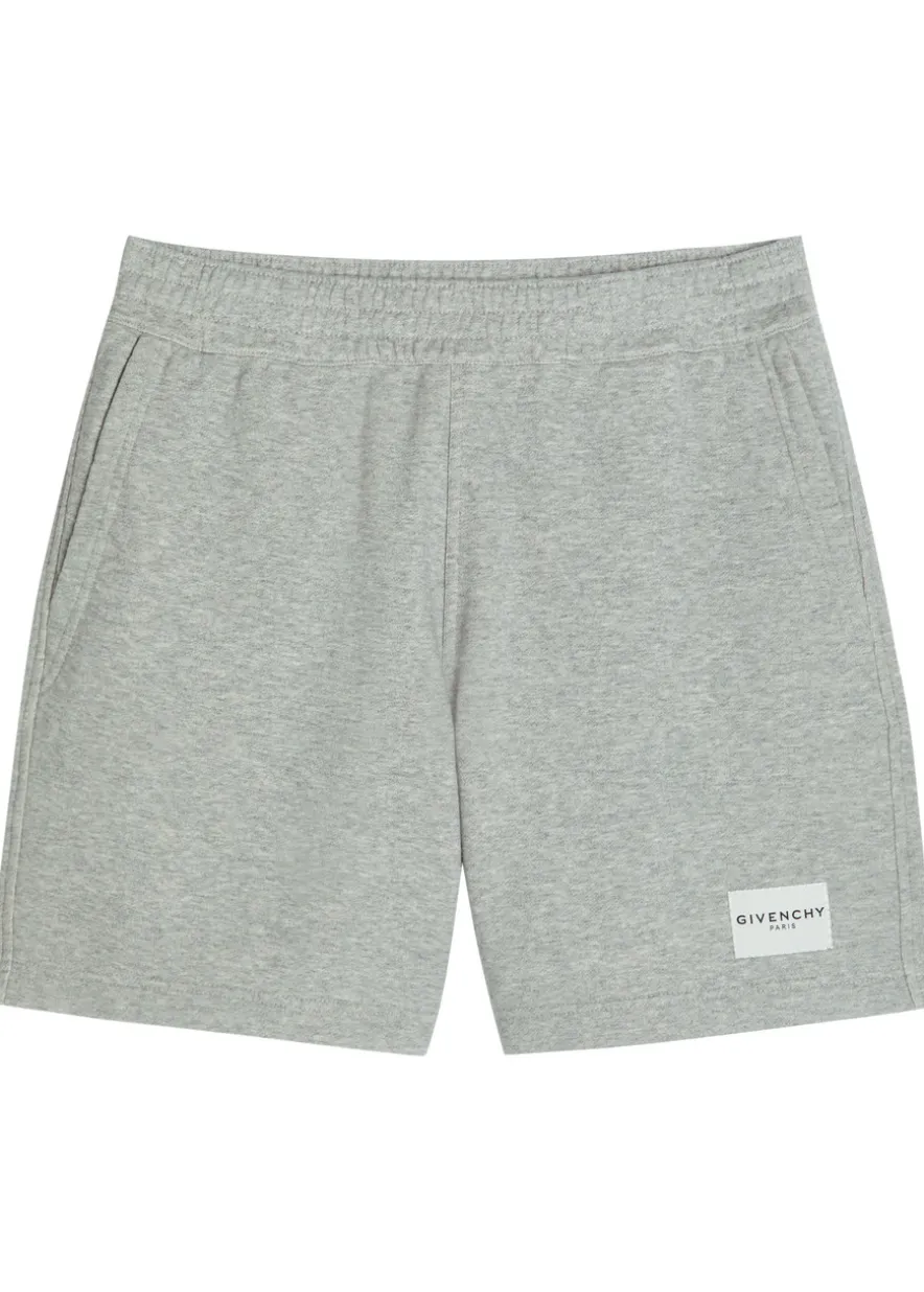 Logo cotton shorts