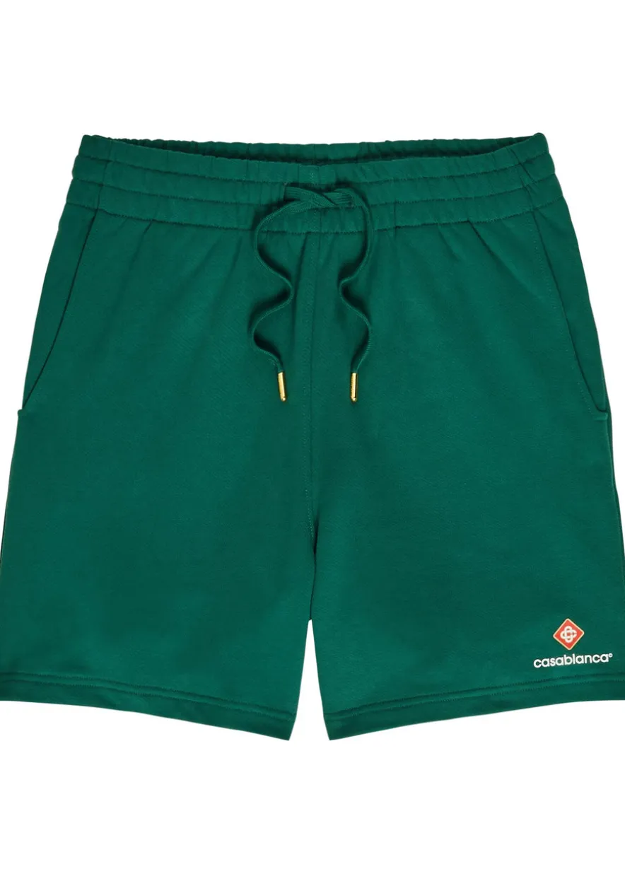 Logo cotton shorts
