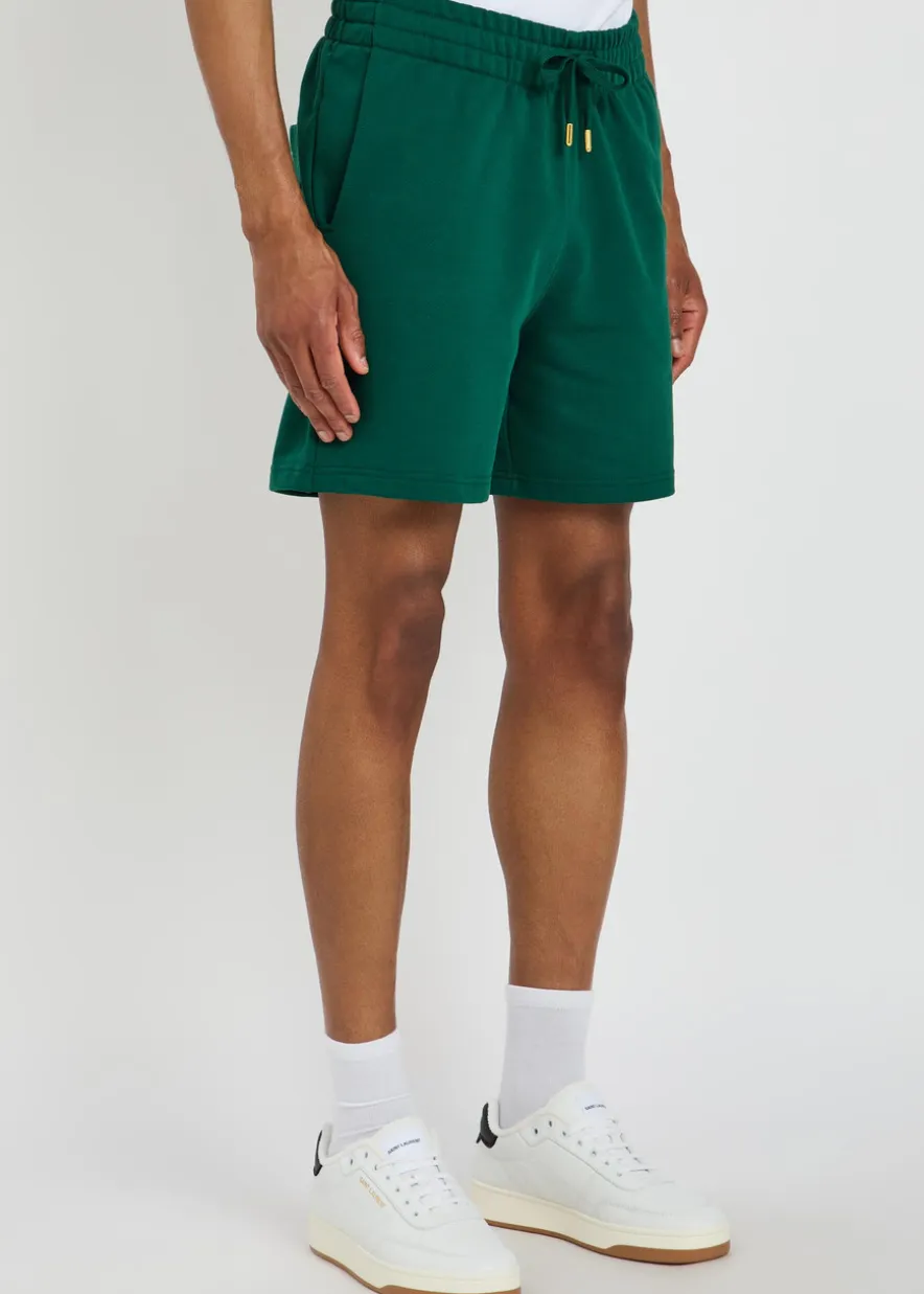 Logo cotton shorts