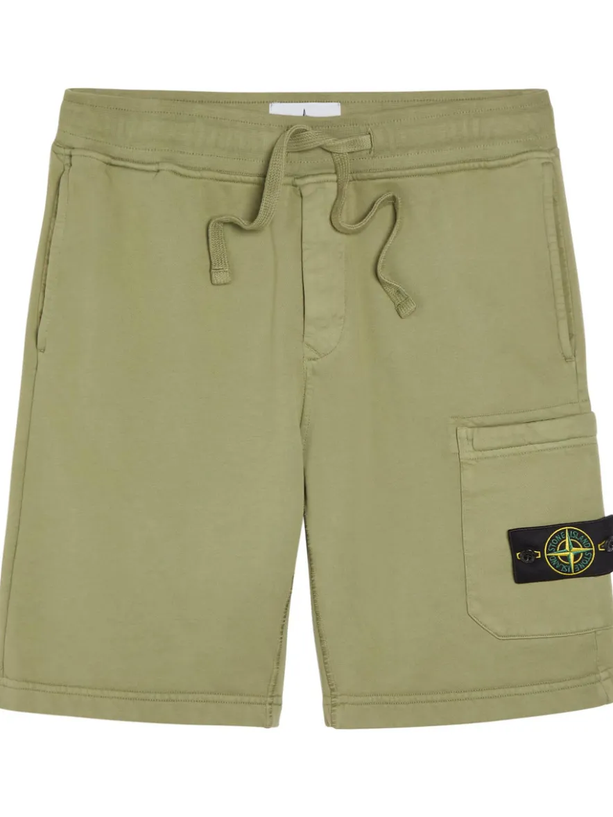 Logo cotton shorts