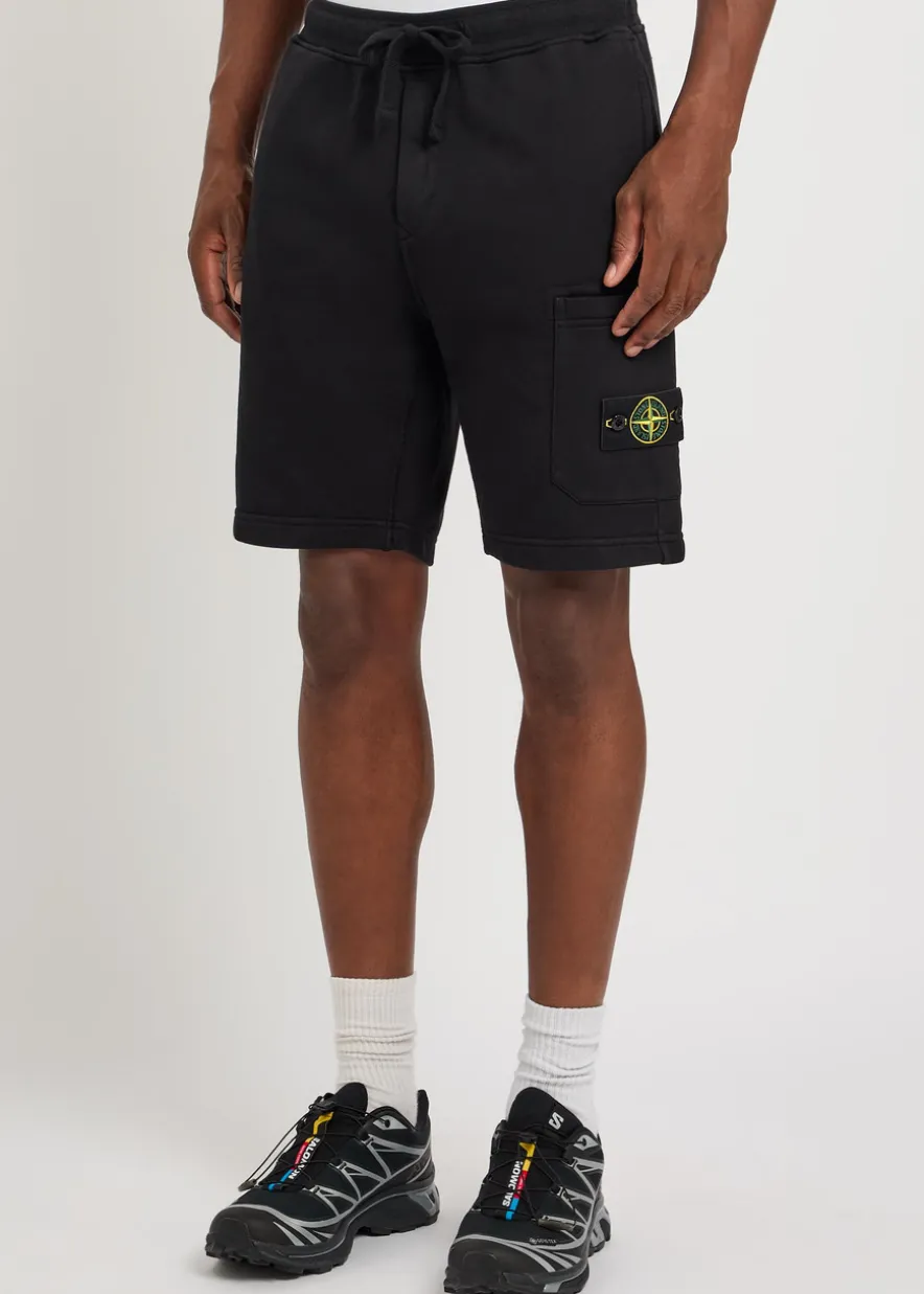 Logo cotton shorts