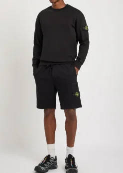 Logo cotton shorts