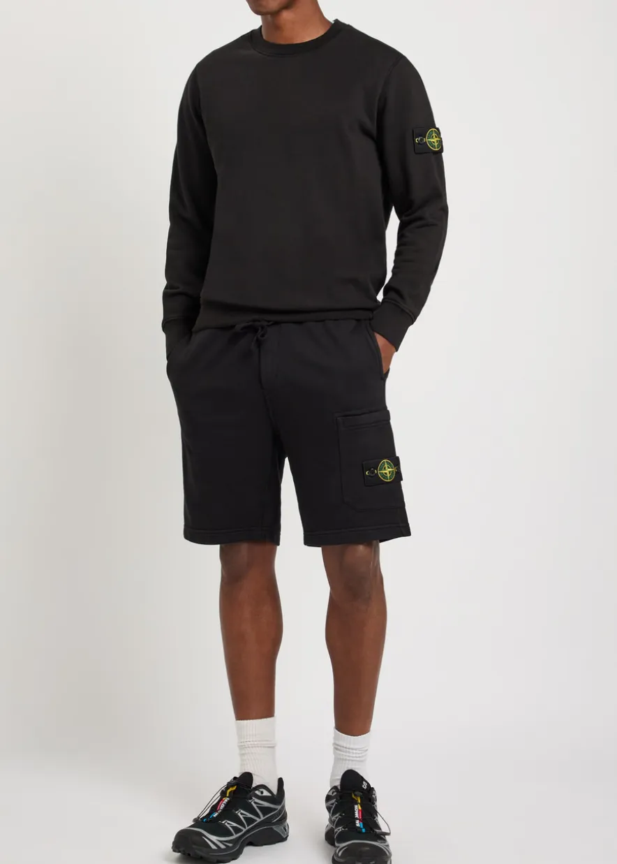 Logo cotton shorts