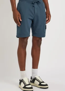 Logo cotton shorts
