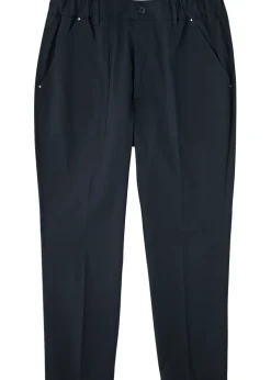 Logo cotton-stretch trousers