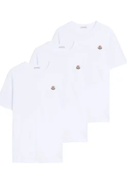 Logo cotton T-shirt - set of three