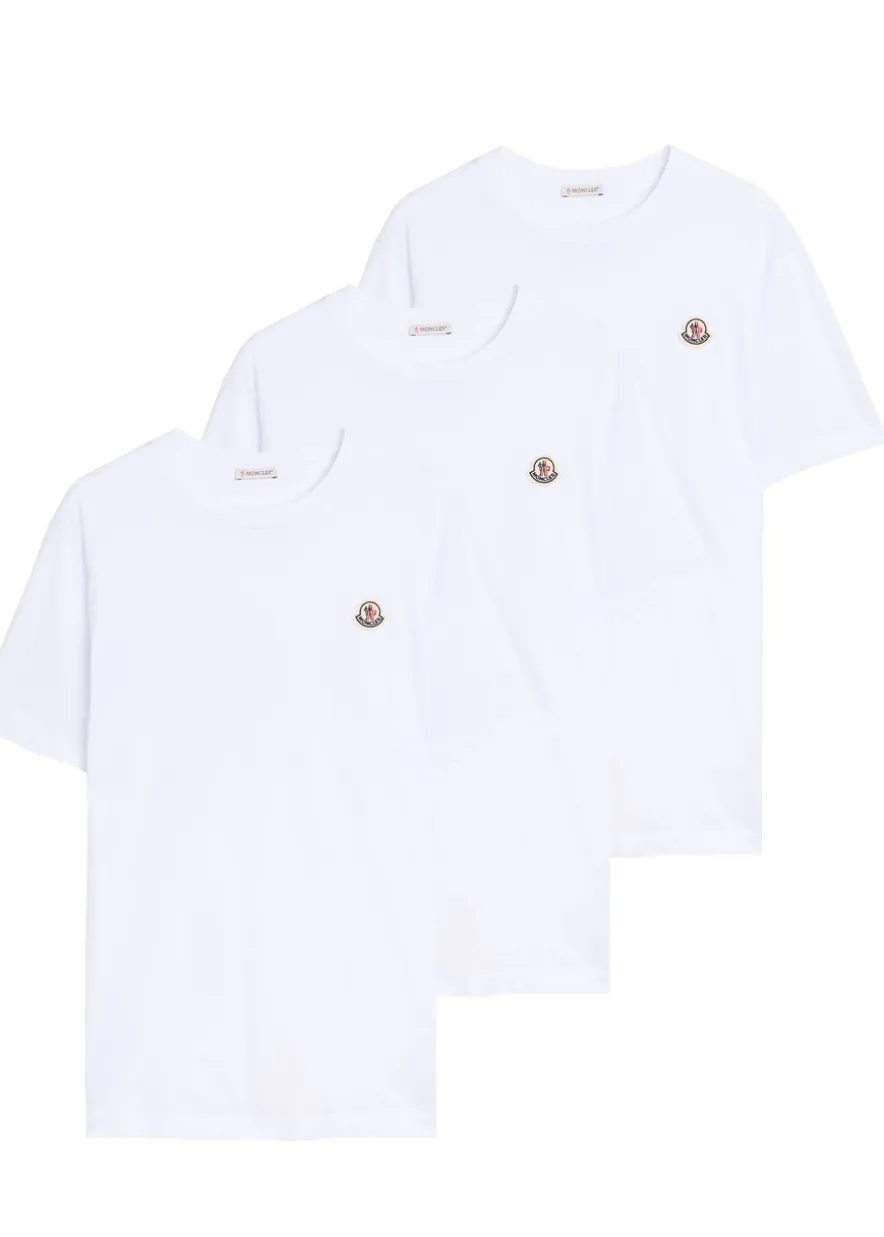 Logo cotton T-shirt - set of three