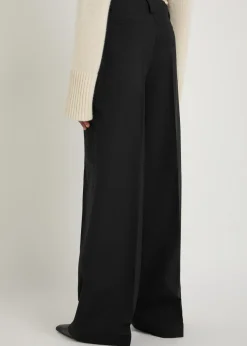 Logo-embellished woven trousers