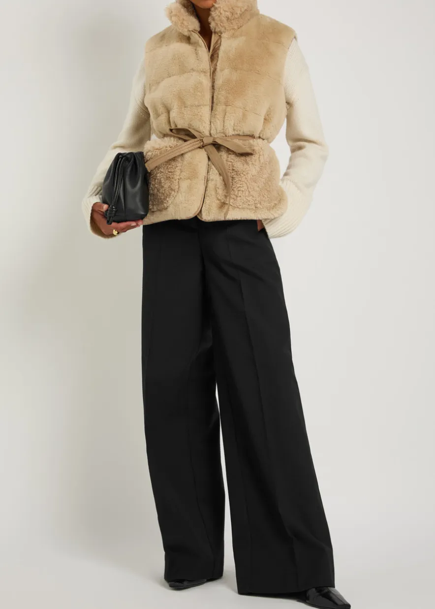 Logo-embellished woven trousers