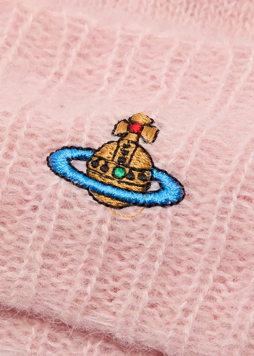 Logo-embroidered alpaca-blend beanie