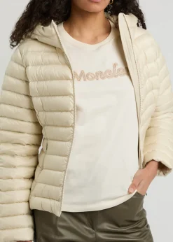 Logo-embroidered beaded cotton T-shirt