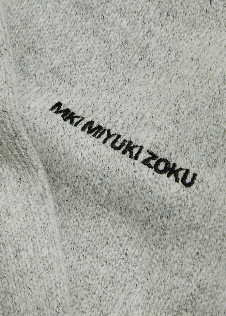 Logo-embroidered brushed-knit sweatpants