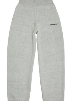 Logo-embroidered brushed-knit sweatpants