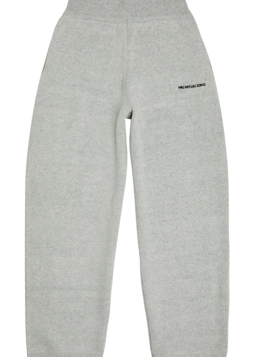 Logo-embroidered brushed-knit sweatpants