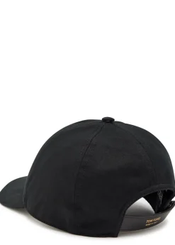 Logo-embroidered canvas cap