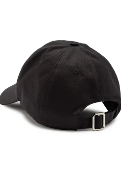 Logo-embroidered cnavas cap