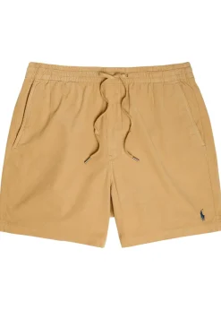 Logo-embroidered corduroy shorts