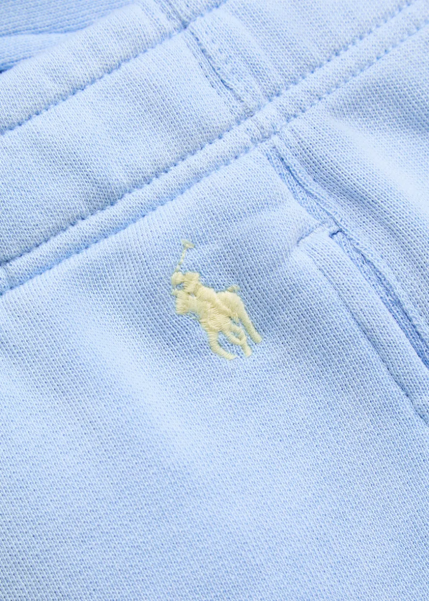Logo-embroidered cotton-blend shorts