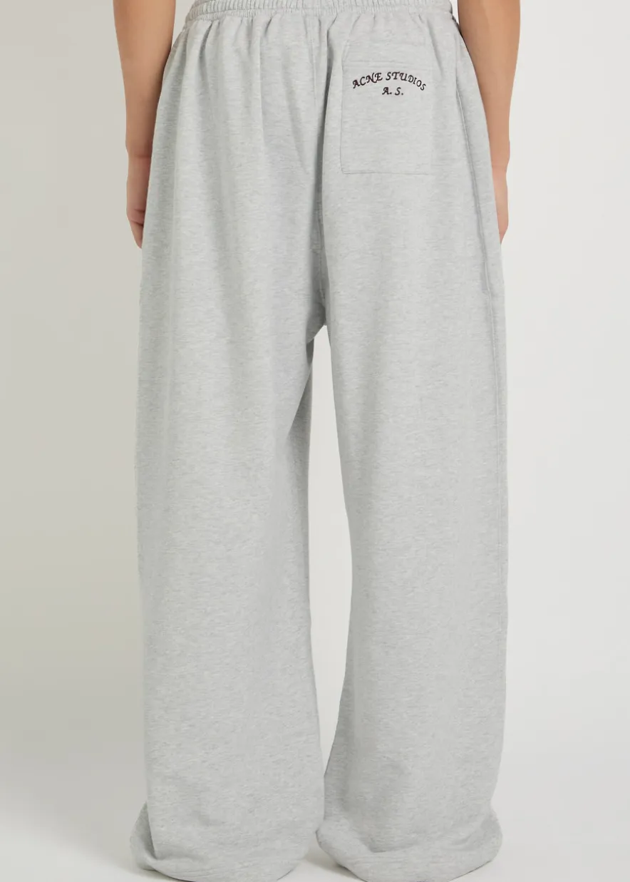 Logo-embroidered cotton-blend sweatpants