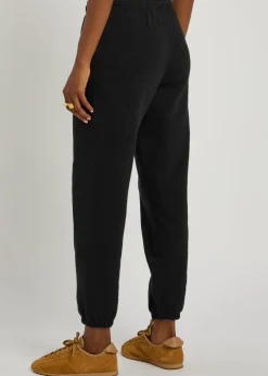 Logo-embroidered cotton-blend sweatpants