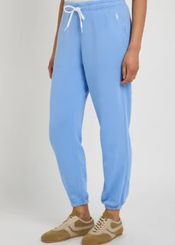 Logo-embroidered cotton-blend sweatpants