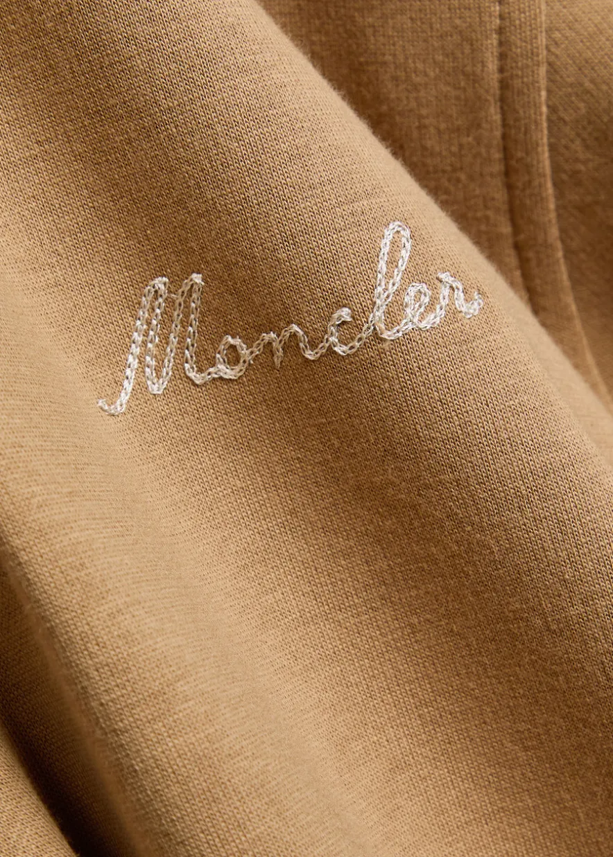 Logo-embroidered cotton-blend sweatshirt