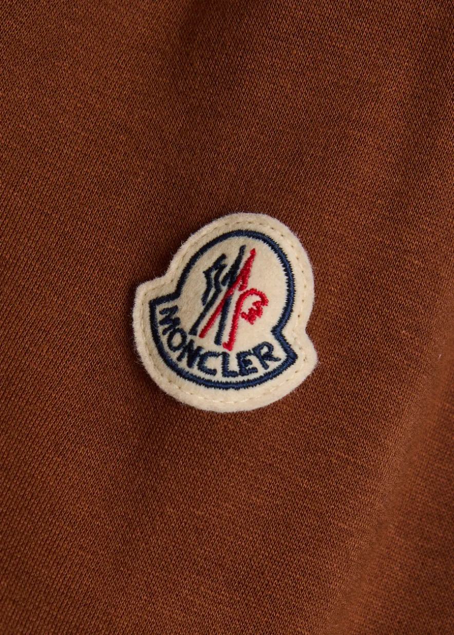 Logo-embroidered cotton-blend sweatshirt