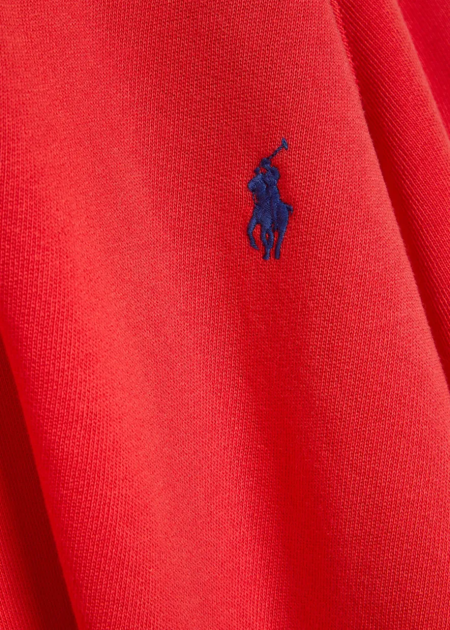 Logo-embroidered cotton-blend sweatshirt