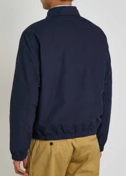 Logo-embroidered cotton-poplin jacket
