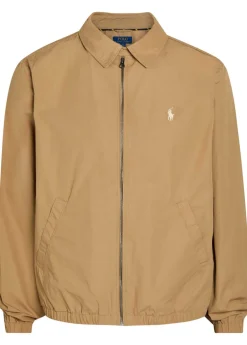 Logo-embroidered cotton-poplin jacket