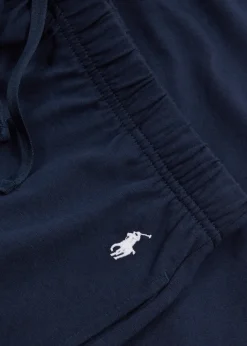 Logo-embroidered cotton shorts