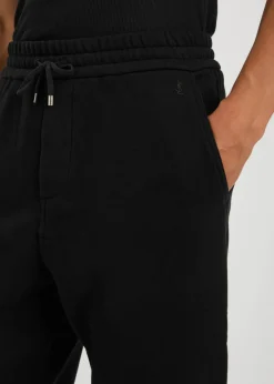 Logo-embroidered cotton sweatpants