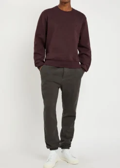 Logo-embroidered cotton sweatpants