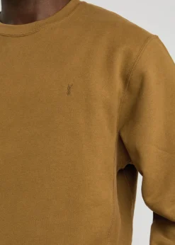 Logo-embroidered cotton sweatshirt