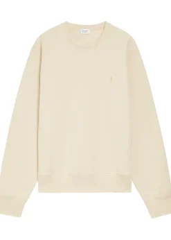 Logo-embroidered cotton sweatshirt