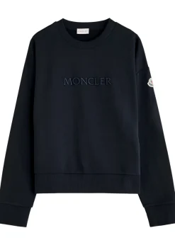 Logo-embroidered cotton sweatshirt