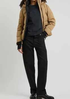 Logo-embroidered cotton sweatshirt