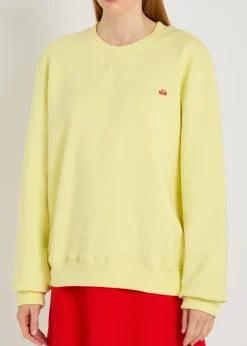 Logo-embroidered cotton sweatshirt