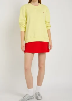 Logo-embroidered cotton sweatshirt