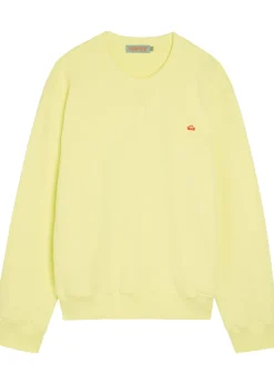 Logo-embroidered cotton sweatshirt