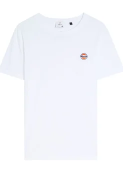 Logo-embroidered cotton T-shirt