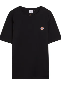 Logo-embroidered cotton T-shirt