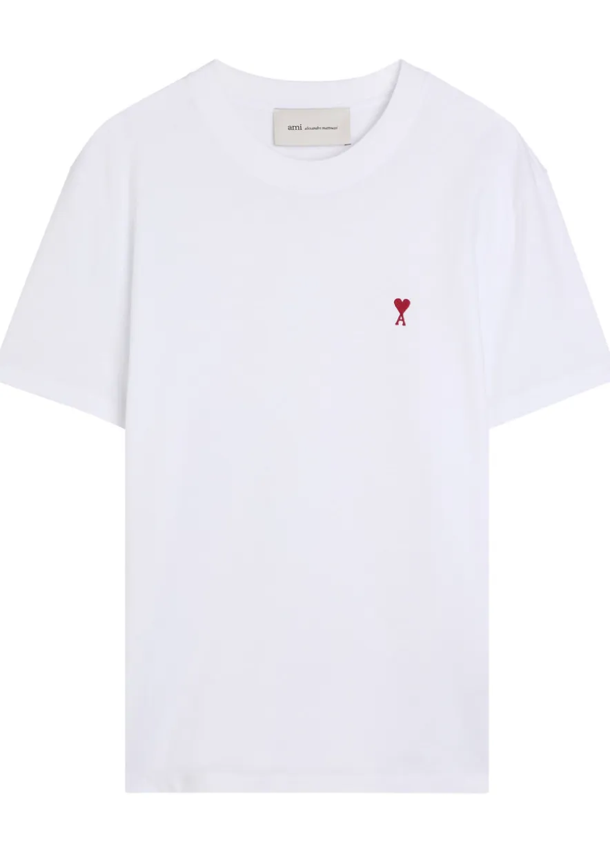 Logo-embroidered cotton T-shirt