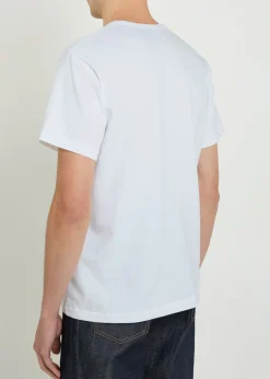 Logo-embroidered cotton T-shirt