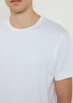 Logo-embroidered cotton T-shirt