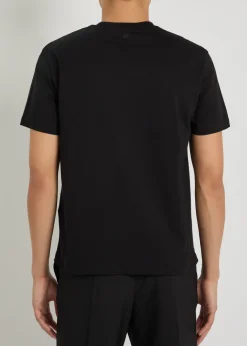 Logo-embroidered cotton T-shirt